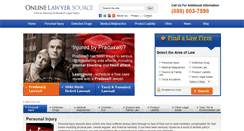 Desktop Screenshot of onlinelawyersource.com