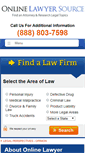 Mobile Screenshot of onlinelawyersource.com